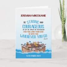 Baptism Boy Noahs Ark-tema