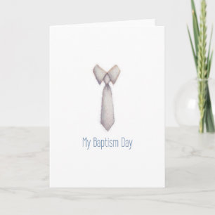 Baptism Card Boy Kort