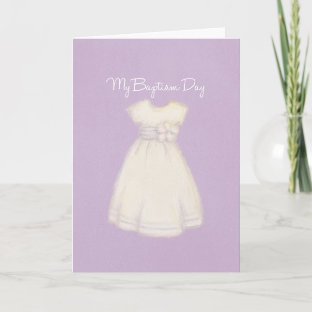 Baptism Card-flicka Kort (Framsida)