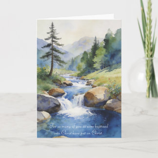 Baptism Card: Galatians 3:25-27 Kort