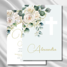 Baptism Christening Soft Grönt Religiösa Kor
