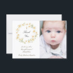 Baptism-daisy tack vare kortet inbjudningar<br><div class="desc">tack för ditt kort</div>