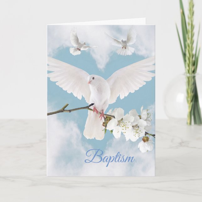Baptism-doftkort Kort (Framsida)