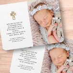 Baptism Enkel och modern foto Kor Tack Magnet<br><div class="desc">Lägg till foton och tack till anpassningsbarna: Tillgängligt här: http://www.zazzle.com/store/selectpartysupplies</div>