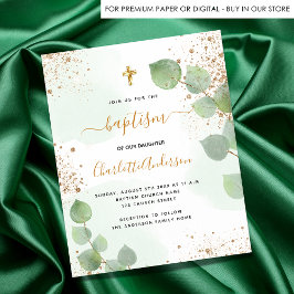 Baptism eucalyptus greeneri budget - inbjudan