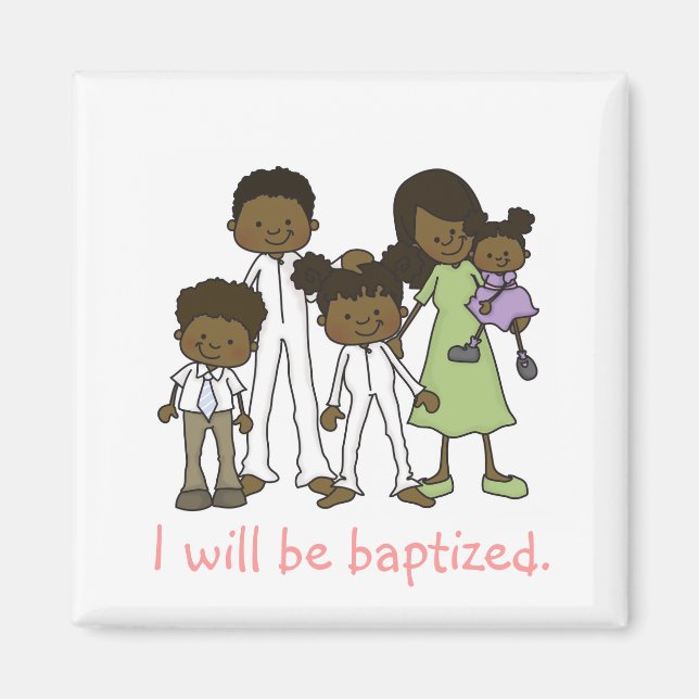 Baptism Family Magnet (Framsidan)