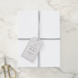 Baptism Favor Tag | Personalized Presentetikett