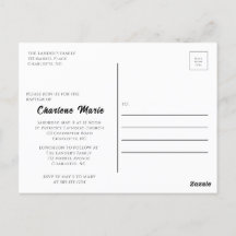 Baptism Firande för Baptism-postkort