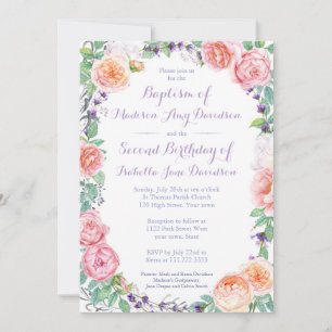 Baptism/Födelsedagsfest/gemenskap Inbjudningar