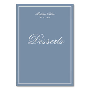 Baptism för honom   Elegant Classic Kor Bordsnummer