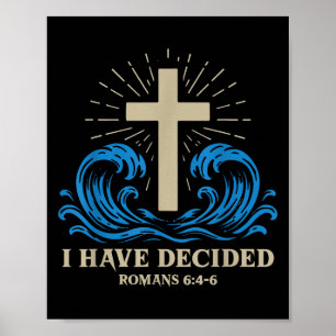 Baptism för Vuxnor Kvinnor Manar Boys Girls jag ha Poster