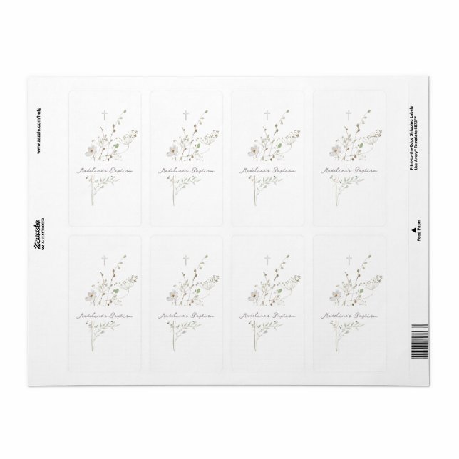 Baptism Fraktsedel (Helt Ark)