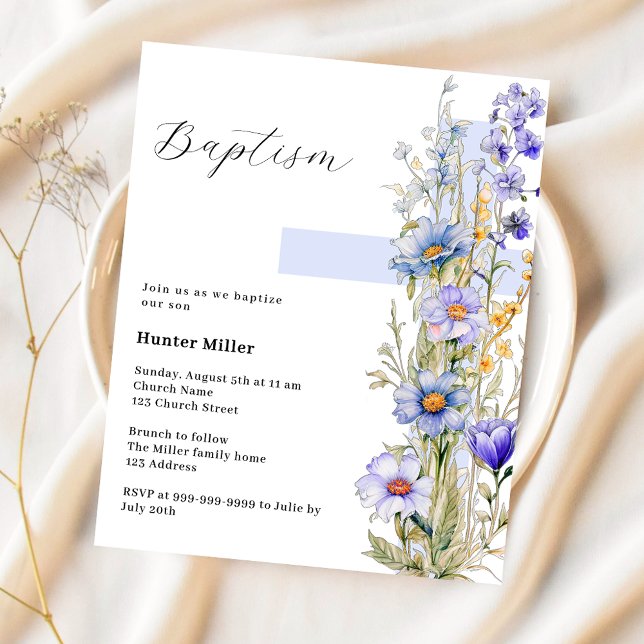 Baptism från blommigt Blue kor (Skapare uppladdad)