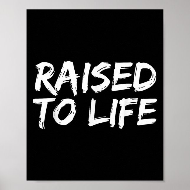 Baptism Gift New Christians Baptismal Quote Raised Poster (Framsidan)