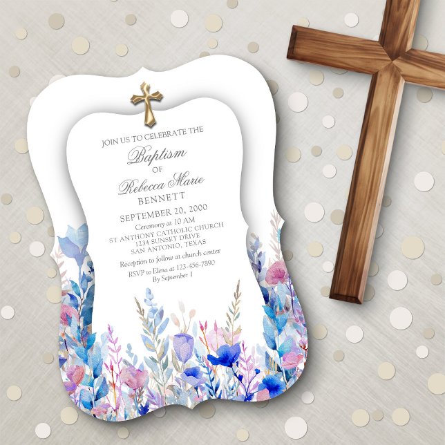Baptism Girls inbjudan (Skapare uppladdad)