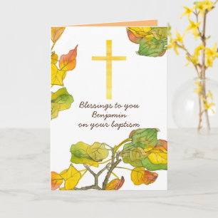 Baptism Grattiss Mark Bible Verse Christian Kort