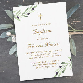 Baptism gren inbjudningar