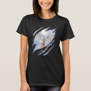 Baptism Heliga Spirit White Dove Baptized Christia T Shirt