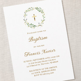 Baptism, hornkrans inbjudningar