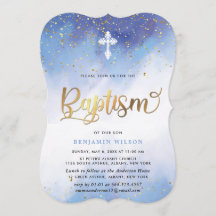 Baptism i blå och Guld