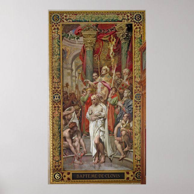 Baptism i Clovis I Poster (Framsidan)