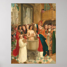 Baptism i Clovis - Saint Giles Fine Art Poster