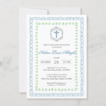 Baptism i den botaniska Vapenskölden Blue Kor