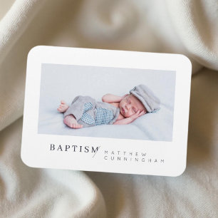 Baptism i foto till hans moderna minimalistiska An Magnet