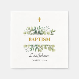 Baptism i guld Kor Pappersservett