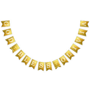 Baptism i guld, Välsigna dig 6 Brev, Namn Vimplar