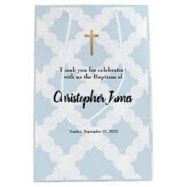 Baptism i personlig Pojke, blå Guld Kor