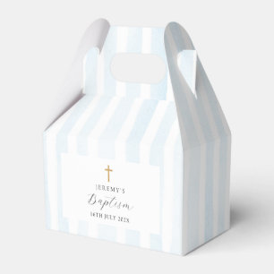 Baptism i Rand med blå vattenfärg Presentaskar