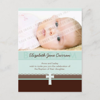 BAPTISM-INBJUDAN: ren 3 Inbjudan Vykort