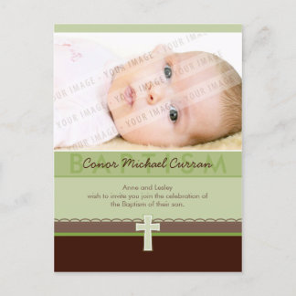 BAPTISM-INBJUDAN: ren 6 Inbjudan Vykort