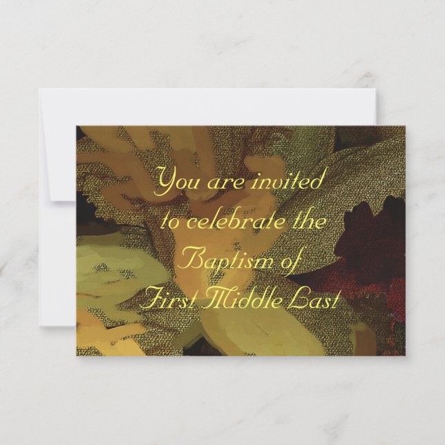 BAPTISM-INBJUDANDE INBJUDNINGAR (Framsida)