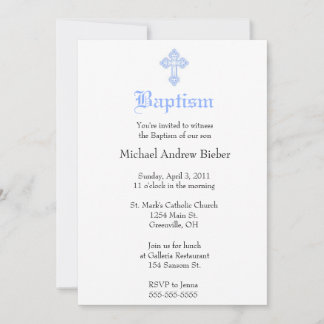 Baptism Inbjudningar