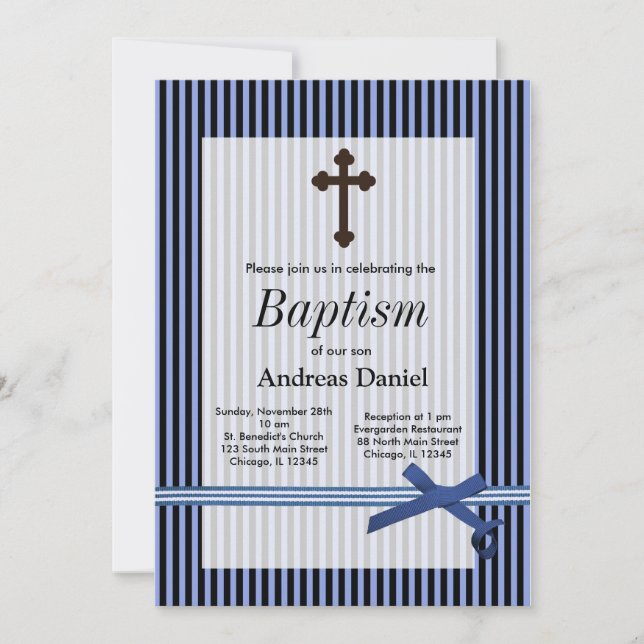 Baptism Inbjudningar (Framsida)