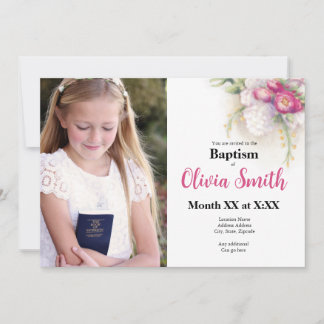 Baptism Invitation Inbjudningar