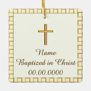 Baptism Julgransprydnad Keramik