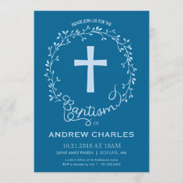Baptism, julinbjudan - Pojke Inbjudan