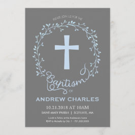 Baptism, julinbjudan - Pojke Inbjudan