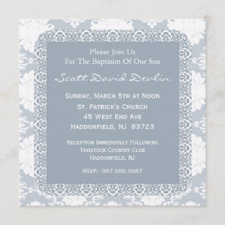 Baptism/julinbjudan till pojke inbjudningar