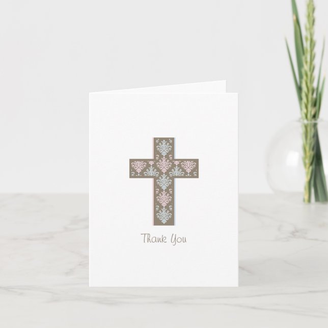 Baptism/julklapp - tack | Twillingar Kort (Framsida)