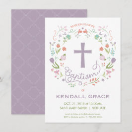 Baptism, julklappsinbjudan till flicka - Anpassnin Inbjudningar