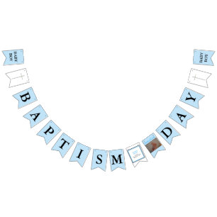 Baptism Kor Blue Black Boy Photo Vimplar