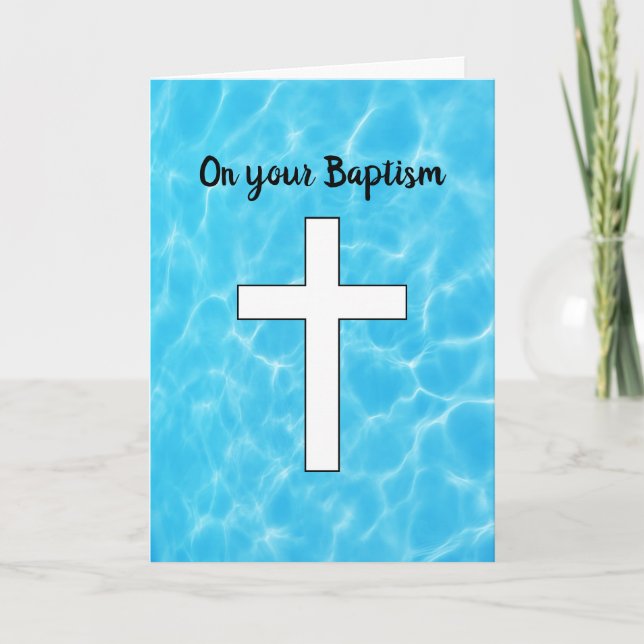Baptism Kort (Framsida)