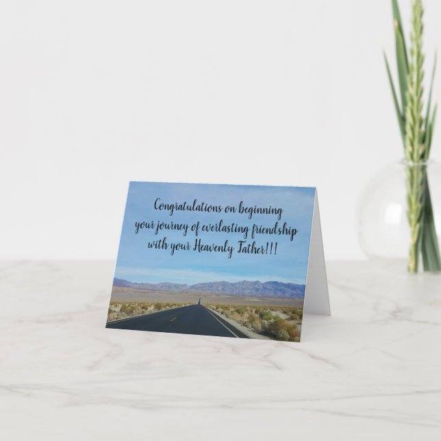 Baptism-kort Tack Kort (Framsida)