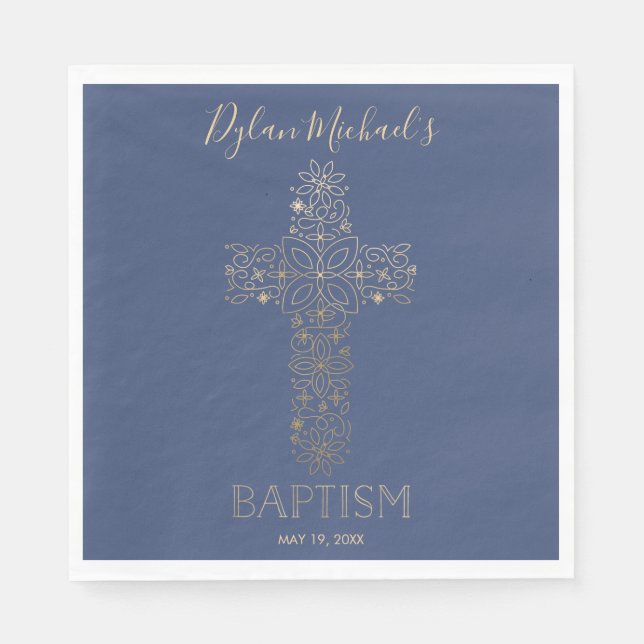 Baptism, kristendom, Napkin - Anpassningsbar Pappr Pappersservett (Framsidan)