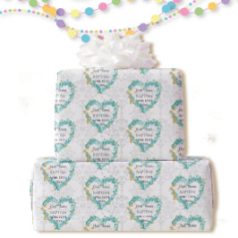 Baptism Lägg till Namn och datum Kor... Glöm mig i Presentpapper