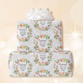 Baptism Lägg till utandning av Namn och datum Kor  Presentpapper